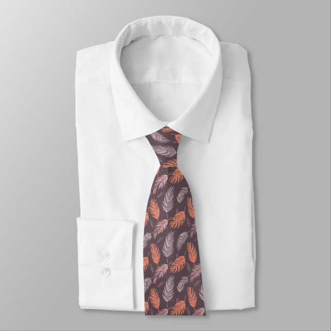 Falling Feathers Tie (Tied)