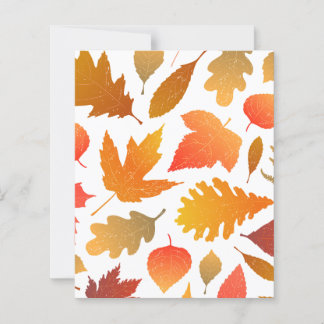 Falling for Autumn – Cosy Leaf Pattern