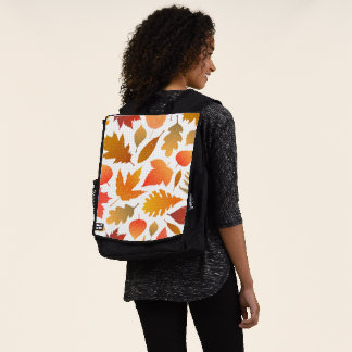 Falling for Autumn – Cosy Leaf Pattern Backpack