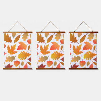 Falling for Autumn – Cosy Leaf Pattern Hanging Tapestry