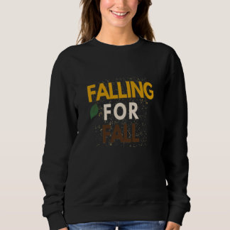 Falling for Fall Autumn Leaves Cosy Seasonal Sweatshirt