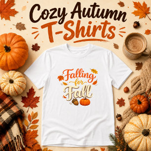 Falling for Fall Cute Autumn T-Shirt