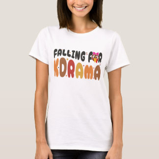 Falling for KDrama Thanksgiving Turkey Design T-Shirt