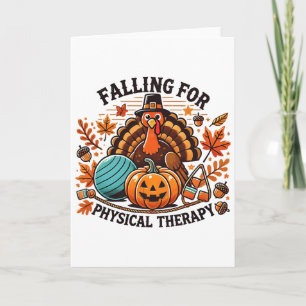 Falling For Physical Therapy Pt Pumpkin Fall Thank Card