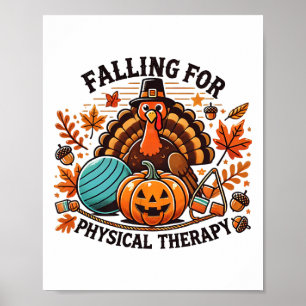 Falling For Physical Therapy Pt Pumpkin Fall Thank Poster
