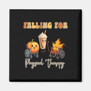 Falling For Physical Therapy Thanksgiving Pumpkin Magnet