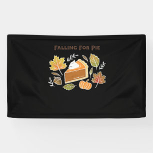 Falling for Pie – Cozy Autumn Pumpkin Pie Design C Banner