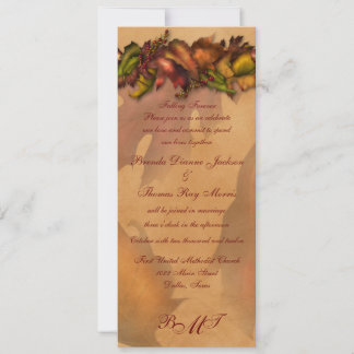 Falling Forever Wedding Collection Invitation