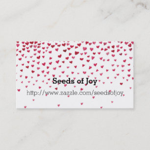 Falling Hearts Business Card