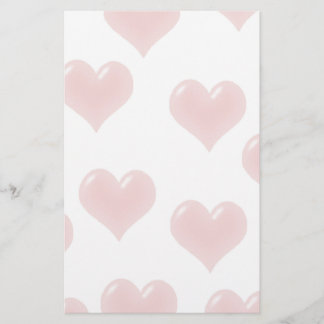 Falling Hearts Stationery