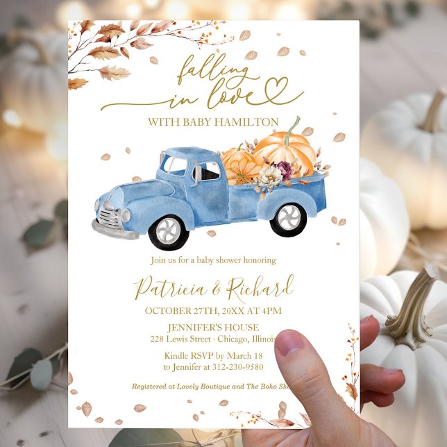 Falling in Love Baby Shower Invitation (Creator Uploaded)