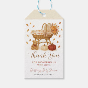 Falling in Love Boho Baby Shower Gift Tag