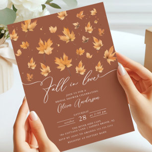 Falling in Love Bridal Shower Invitation