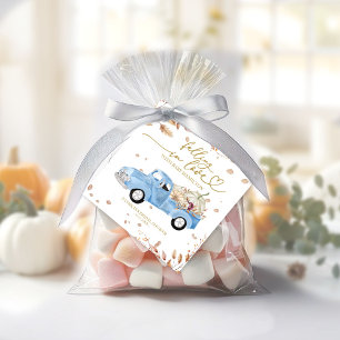 Falling In Love Fall Boy Baby Shower Favour Tags