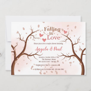 Falling in Love Shower Invitation