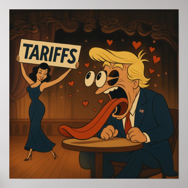Falling in love with Tariffs Poster (Front)