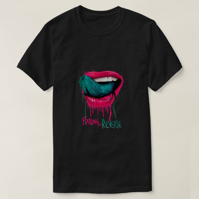 Falling In Reverse - Official Merchandise - Lips T T-Shirt (Design Front)