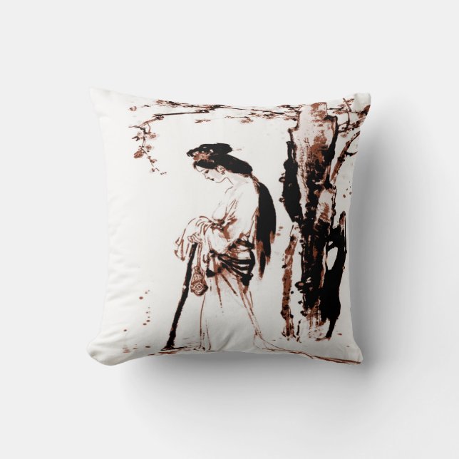 Falling Leaves American MoJo Pillow (Front)