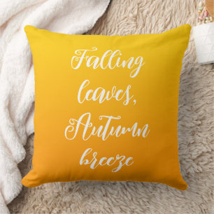 Falling Leaves Autumn Breeze Cushion