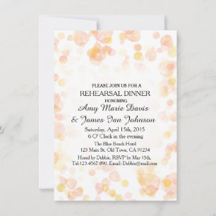Falling leaves autumn colour rehearsal dinner fl1 invitation