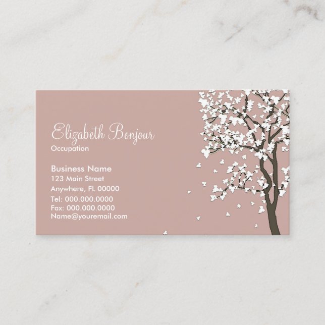 Falling Leaves ~ Business Cards (Front)