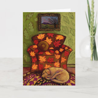 Falling Leaves Card