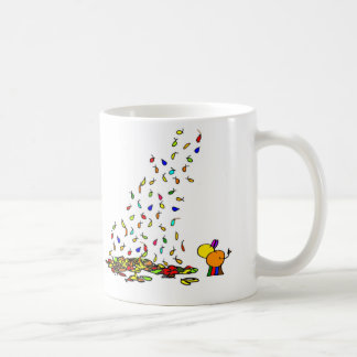 falling leaves coffee mug