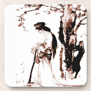 Falling Leaves Cork Coaster