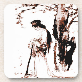 Falling Leaves Cork Coaster