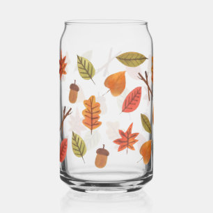 Falling Leaves Cosy Autumn Coffee Mug Can Glass