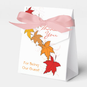 Falling Leaves Favor Box