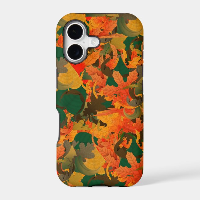Falling Leaves Pattern for Autumn (Back)