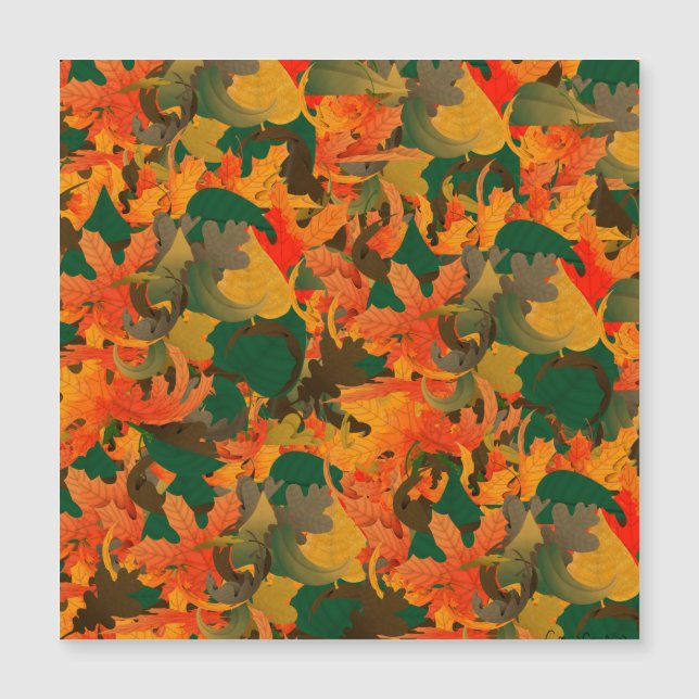 Falling Leaves Pattern for Autumn (Front)