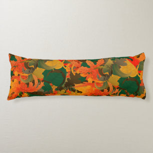 Falling Leaves Pattern for Autumn Body Cushion