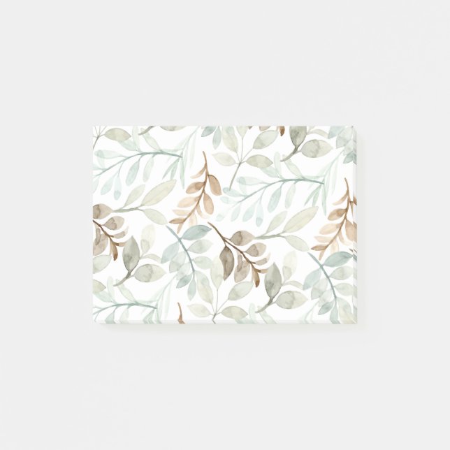 Falling leaves post-it notes (Front)