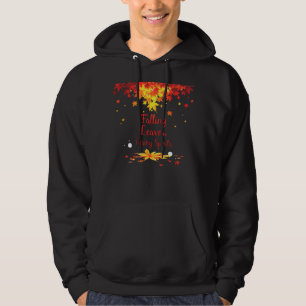 Falling Leaves Rising Spirits Colourful Autumn Hoodie