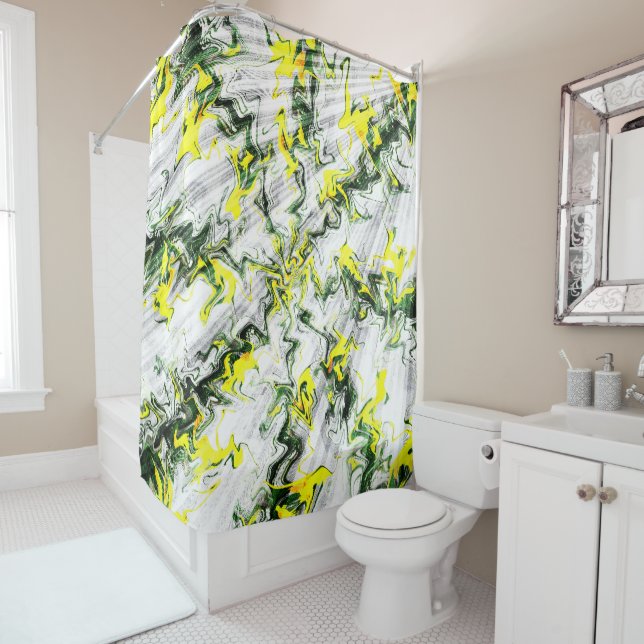 Falling Leaves...... Shower Curtain (In Situ)