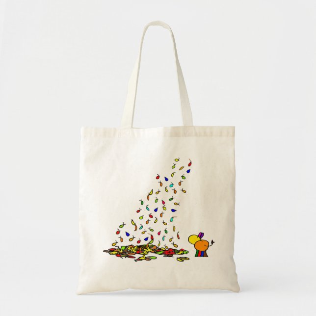 falling leaves tote bag (Front)