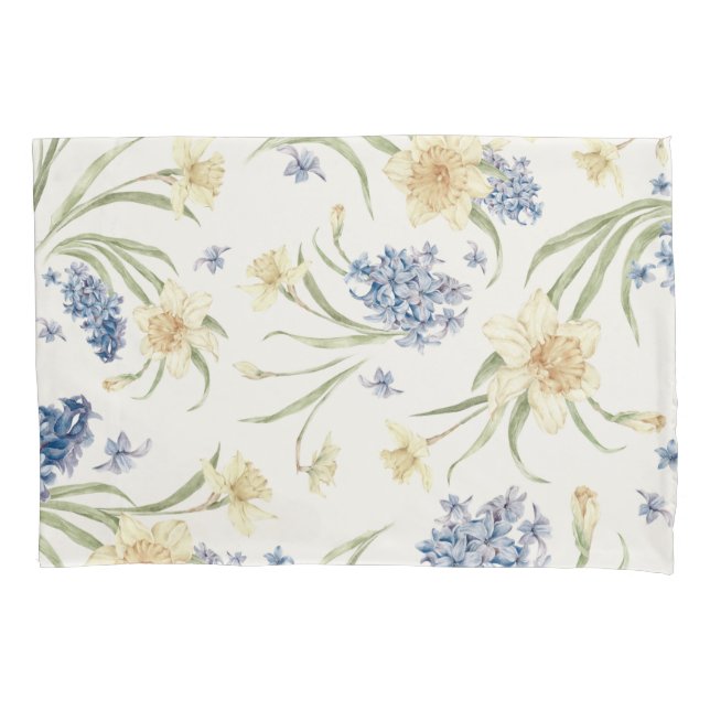 Falling Light Floral I Pillowcase- Fall Floral Pillowcase (Front)