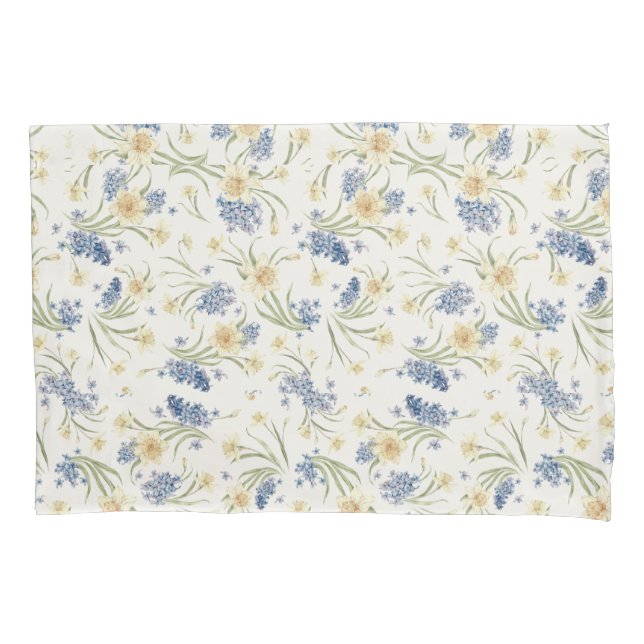 Falling Light Floral III Pillowcase- Fall Floral Pillowcase (Front)
