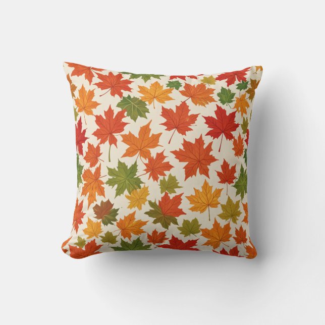 falling maple leaf pillows (Front)