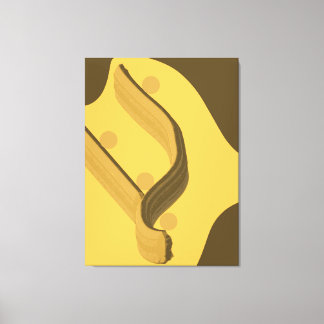Falling - Minimalist Abstract Gravity of Emotion Canvas Print