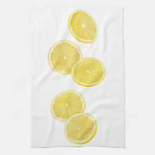 Falling pieces of lemon tea towel