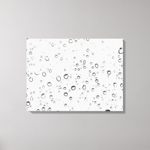 Falling Raindrops Canvas Print