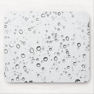 Falling Raindrops Mouse Mat