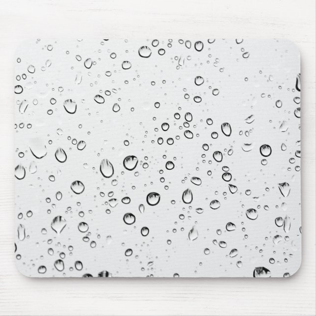 Falling Raindrops Mouse Mat (Front)