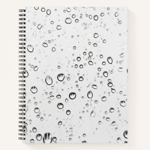 Falling Raindrops Notebook