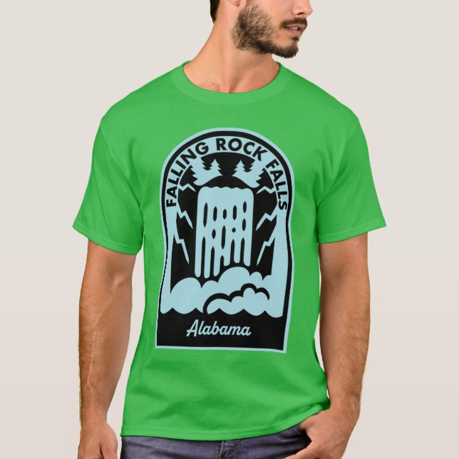 Falling Rock Falls Alabama Oversized T-Shirt (Front)