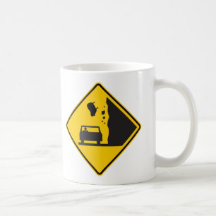 Falling Sheep Zone Highway Sign Coffee Mug