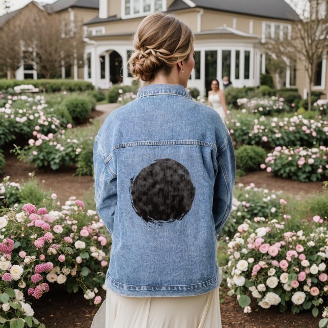 Falling Signal Denim Jacket (Wedding Back)